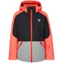 ZIENER Amely Insulated - Junior Snow Jacket - Tie dye hot red