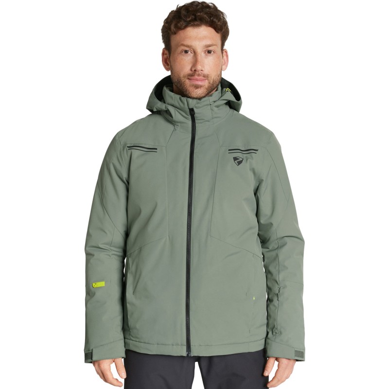 ZIENER Tafar insulated - Men's Snow Jacket - Green Mud