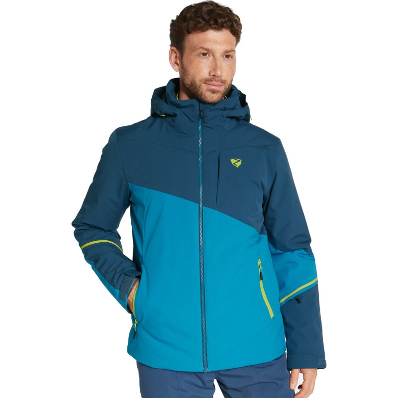 ZIENER Timba insulated 10K - Men's Snow Jacket - Teal Crystal