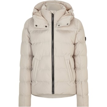 ZIENER Tusja Lady print - Women's Ski Jacket - Silver Beige