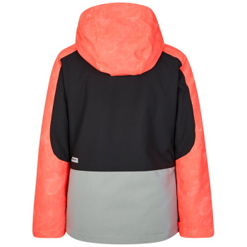 ZIENER Amely Insulated - Junior Snow Jacket - Tie dye hot red
