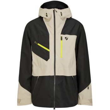 ZIENER Trus SYMPATEX® - Men's Freeride ski Jacket - Black Silver Beige