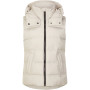 ZIENER Tusja Lady Vest - Ski Jacket Women - Silver Beige