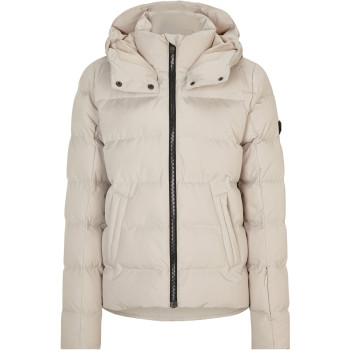ZIENER Tusja Lady print - Women's Ski Jacket - Silver Beige