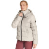 ZIENER Tusja Lady print - Women's Ski Jacket - Silver Beige