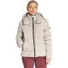 ZIENER Tusja Lady print - Women's Ski Jacket - Silver Beige