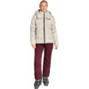 ZIENER Tusja Lady print - Women's Ski Jacket - Silver Beige