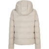 ZIENER Tusja Lady print - Women's Ski Jacket - Silver Beige