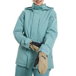 BURTON Jet Ridge 2L- Women's Snow Jacket - Rock Lichen