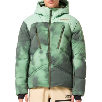 OAKLEY TC Rykkinn Insulated 10K - Ανδρικό snow Jacket- Green Clouds Print OAKLEY TC Rykkinn Insulated 10K - Ανδρικό snow Jacket- Green Clouds Print