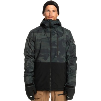 QUIKSILVER Mission Printed Block Insulated - Ανδρικό μπουφάν ski/snowboard - Spray Camo True Black QUIKSILVER Mission Printed Block Insulated - Ανδρικό μπουφάν ski/snowboard - Spray Camo True Black