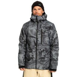 QUIKSILVER Mission Print - Ανδρικό Snow Jacket - Resin Tint True Black