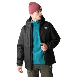 THE NORTH FACE Men's Quest Insulated Jacket  -  TNF Black/TNF White 