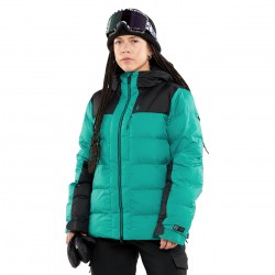 VOLCOM Puffleup insulated - Γυναικείο Puffer Snow jacket - Vibrant Green