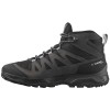 SALOMON X Ward Leather Mid GTX - Ανδρικά μποτάκια πεζοπορίας - Phantom/Black/Magnet
