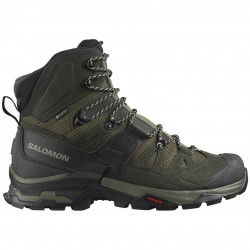 SALOMON Quest 4 Gore-tex - Ανδρικά Δερμάτινα μποτάκια πεζοπορίας -Olive Night/Peat/Safari