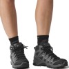 SALOMON X-Braze Mid Gore-tex - Γυναικεία μποτάκια πεζοπορίας -Black/Magnet/Hazelnut