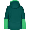 ZIENER Avak Junior - Junior Snow Jacket - Deep green/Irish Green