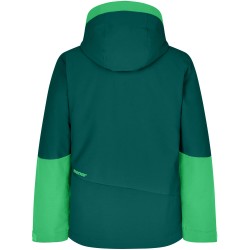 ZIENER Avak Junior - Παιδικό Μπουφάν Ski - Deep green/Irish Green
