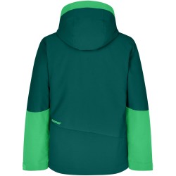 ZIENER Avak Junior - Παιδικό Μπουφάν Ski - Deep green/Irish Green