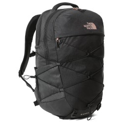 THE NORTH FACE Borealis Women's Backpack - TNF Black Heather/Burnt Coral Metallic