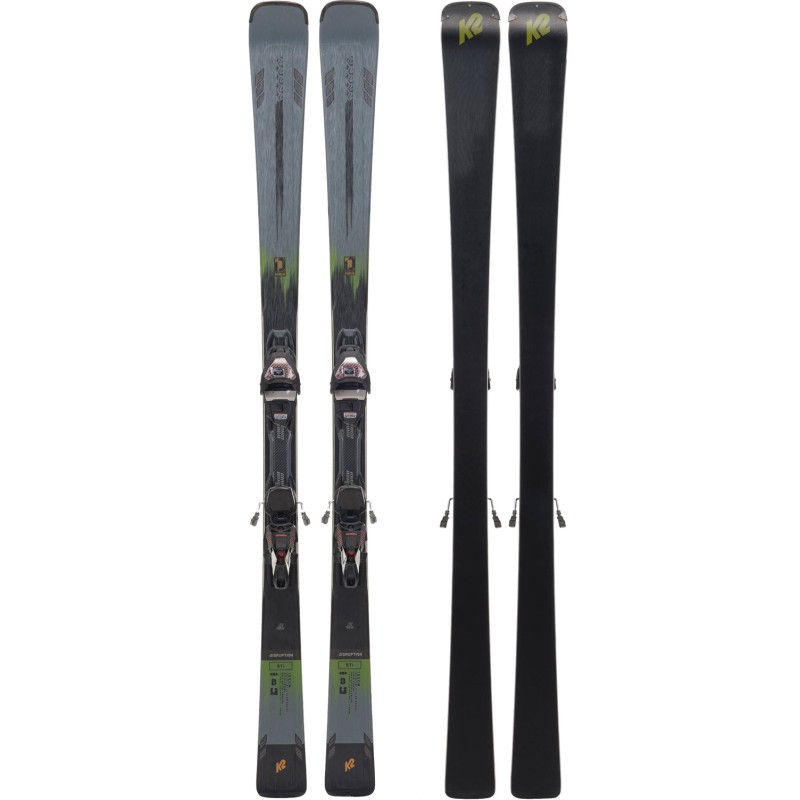 K2 DISRUPTION STi Skis + MXC 12 TCx Light Quikclik Bindings