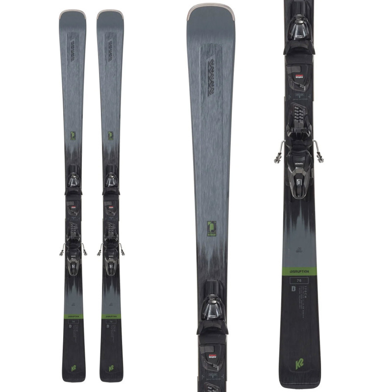 K2 Disruption 76 Skis + Δέστρα M2 10 Quikclik