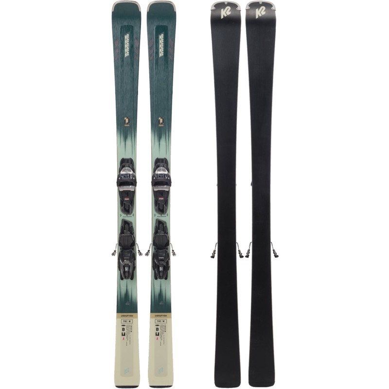 K2 DISRUPTION 78C Women's Skis + ER3 10 Compact Quikclik 2024