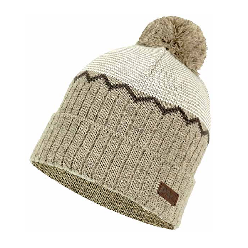 P.A.C. Akela Merino - Pom Beanie - Beige