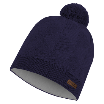 P.A.C. Iriwi 100% Recycled Merino - Pom Beanie - Navy