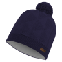 P.A.C. Iriwi 100% Recycled Merino - Pom Beanie - Navy