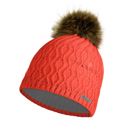 P.A.C. Kids Kisala Pom Beanie - Παιδικός Σκούφος - Coral