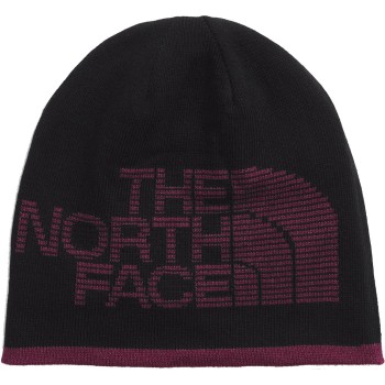 THE NORTH FACE Reversible Highline Beanie - Boysenberry Heather-TNF Black THE NORTH FACE Reversible Highline Beanie - Boysenberry Heather-TNF Black