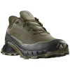 SALOMON Alphacross 5 Gore-Tex - Men's Trail Running Shoes - Olive Night/Black/Deep Lichen Green