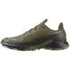 SALOMON Alphacross 5 Gore-Tex - Men's Trail Running Shoes - Olive Night/Black/Deep Lichen Green