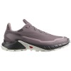 SALOMON Alphacross 5 Gore-Tex - Women's Trail Running Shoes - Moonscape/Black/White