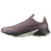 SALOMON Alphacross 5 Gore-Tex - Women's Trail Running Shoes - Moonscape/Black/White