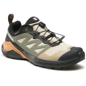 SALOMON X-Adventure GORE-TEX- Men's Trail Running shoes - Safari/Black/Sugar Almond