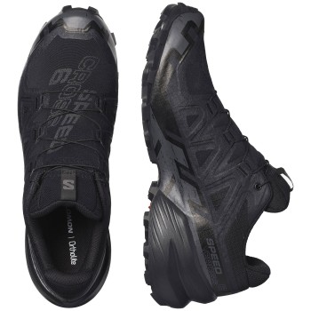 SALOMON SPEEDCROSS 6 GTX- Men's Trail Running shoes - Black/Black/Phantom SALOMON SPEEDCROSS 6 GTX- Men's Trail Running shoes - Black/Black/Phantom