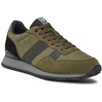 Napapijri Faux Leather Cosmos Trainers - Men's sneakers shoes - Multicolour 7M7