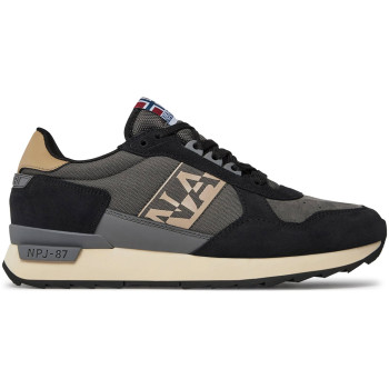 Napapijri Stab Trainers - Men's sneakers shoes - Black Grey