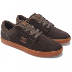 DC Crisis 2 - Leather Shoes for Men's - Brown/Gum