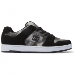 DC Manteca 4 - Leather Shoes for Men's - Black/Camo Print