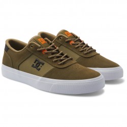 DC Teknic - Leather Shoes for Men's - Olive Camo