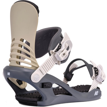 K2 Cassette Grey- Women's Snowboard Bindings