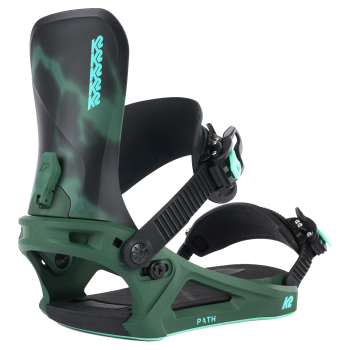 K2 Path - Deep Green - Women's Snowboard Bindings