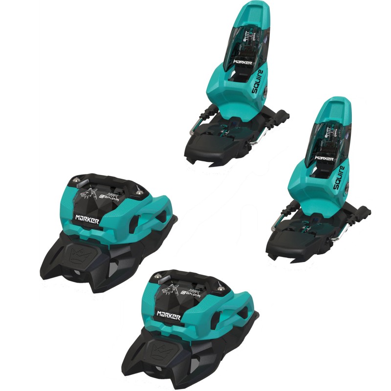 MARKER SQUIRE 11 90mm - Black/Teal - Ski Bindings 2026