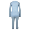 ZIENER Jesina Lady - Women's Underlayer Set - Blue Stripe Print/Frozen Blue