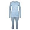 ZIENER Jesina Lady - Women's Underlayer Set - Blue Stripe Print/Frozen Blue