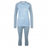 ZIENER Jesina Lady - Γυναικείο Σετ Θερμοεσώρουχων - Blue Stripe Print/Frozen Blue